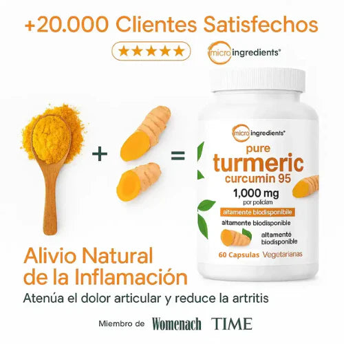 ADIOS HINCHAZON Y DOLORES CON TURMERIC+ENVIO GRATIS