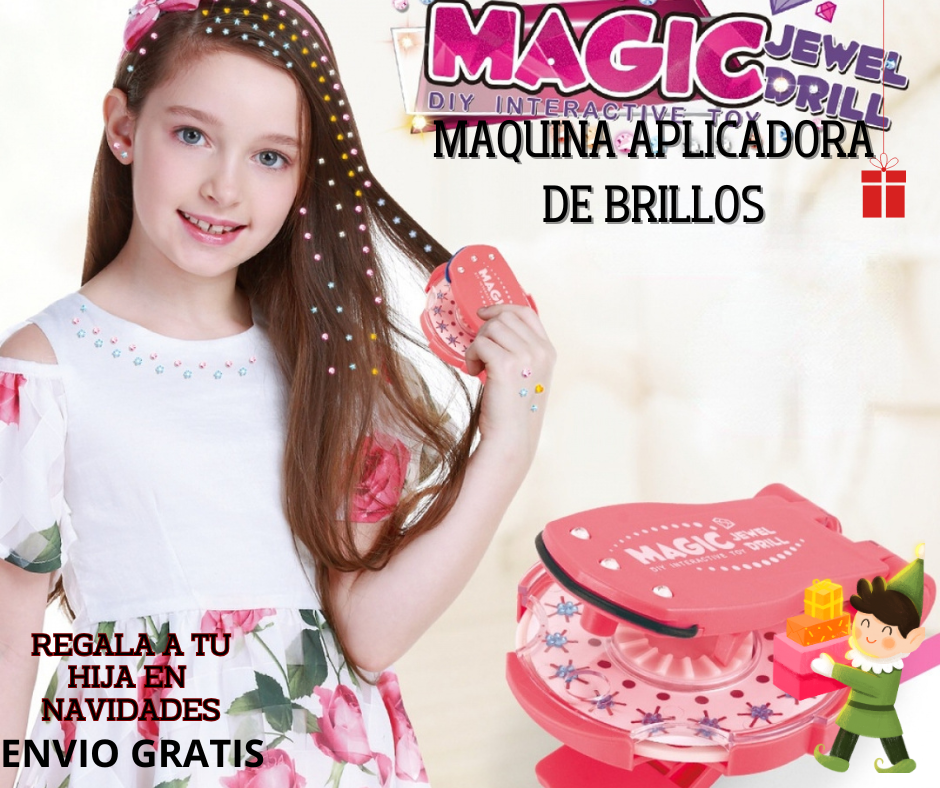 Maquina Aplicador De Strass Brillos Para Pelo
