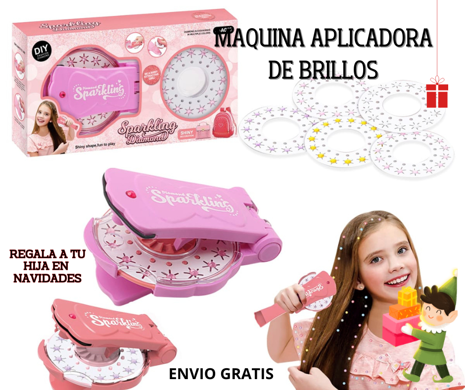 Maquina Aplicador De Strass Brillos Para Pelo